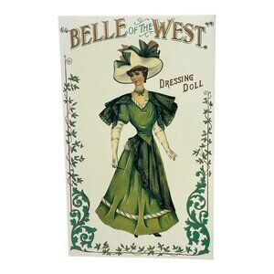 Belle of the West Dressing Doll Paper Doll No. 1105 by B. Shackman & Co 1996